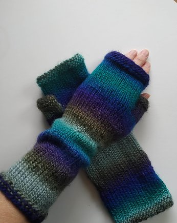 Rękawiczki mitenki Woda zimna, Sparklyyarn