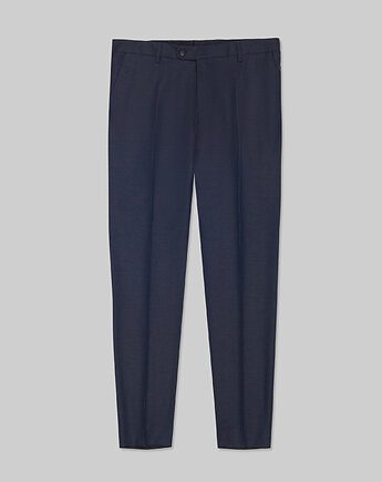 Spodnie do zestawu zogno granatowy slim fit, BORGIO