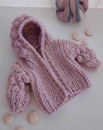 Baby bubble- sweterek dziecięcy 74 - 100% merino, WoolTerka HandMade