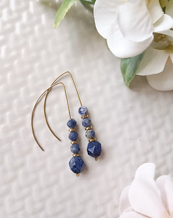 Kolczyki z sodalitem i lapis lazuli, by Matusevic