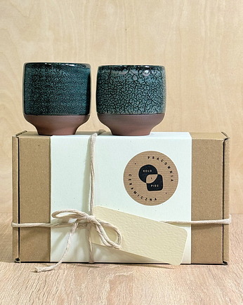 Parka Prezentowa Czarki na stopce (160ml) - iglasty las, Koło i Piec