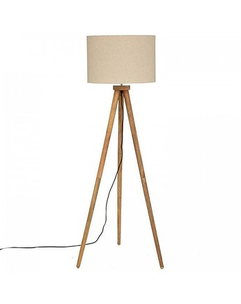 Lampa Podłogowa Lampa Drewniana Trio 150 cm, OSOBY - Prezent dla teściowej
