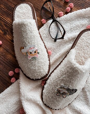 Kapcie z uroczymi kotami, Apollie&co