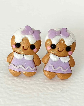 Pastelowe kolczyki świąteczne, OMIFIMO