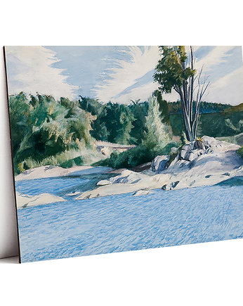 Biała rzeka -  E. Hopper - magnes, Galeria LueLue
