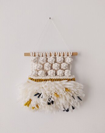 Mała makrama z wełną, BohoHome