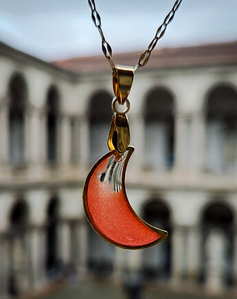 Łososiowy wisior Dolci, Figa handmade accessories