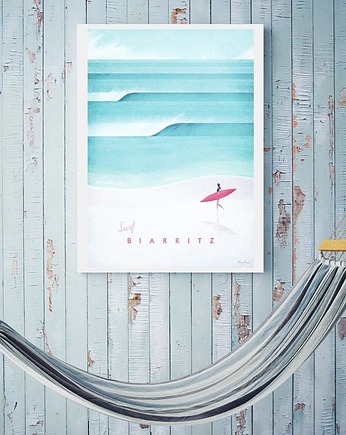 Biarritz - vintage plakat 50x70 cm, minimalmill