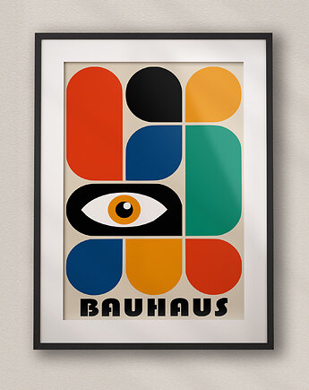 Minimalistyczny plakat - Bauhaus #1  - Do salonu, sypialni, biura, DAPIDOKA