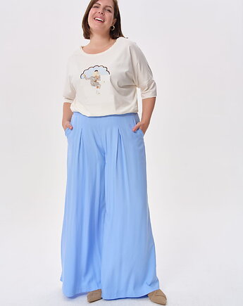 Spodnie Damskie Harpers Plus Size Błękit, blue shadow