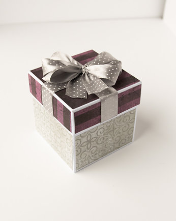 Pamiątka ślubu, exploding box, kartka, Papiernik
