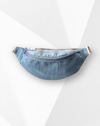 Nerka dziecięca saszetka sztruksowa niebieska jasna, Zdunetti