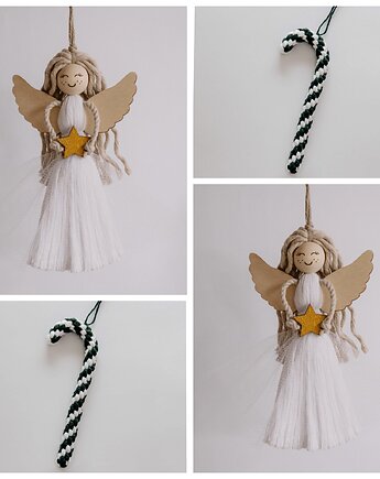 4 dekoracji na choinkę  / Dostępne od ręki, manufaktura_wadoshka