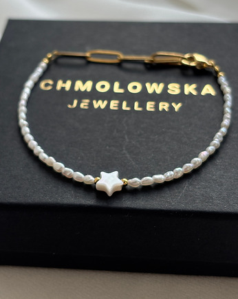 Bransoletka Perły naturalne Gwiazdka, Chmolowska Jewellery