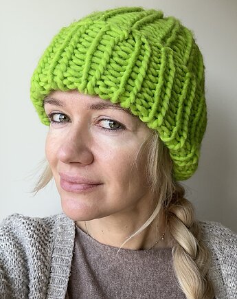 Czapka handmade, Swetry na drutach