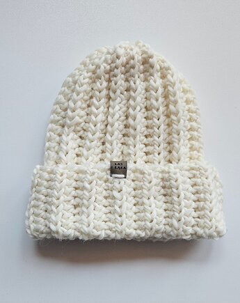 Czapka wełniana ecru, Las i Łąka