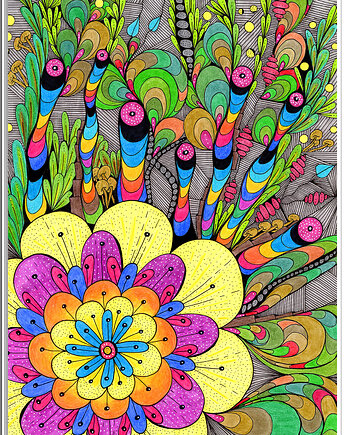 27. ZAROŚLA - rysunek, plakat., kama4you