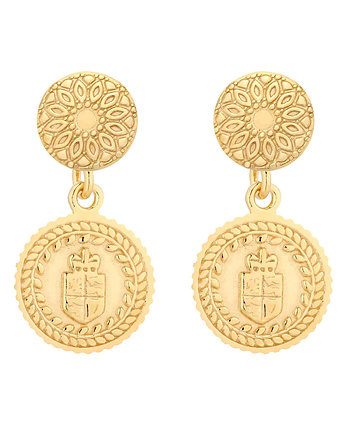 Złote kolczyki z medalionami, SOTHO