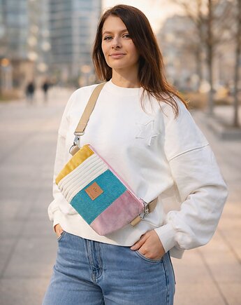 Patchworkowa torebko nerka Key West, sabi tatka