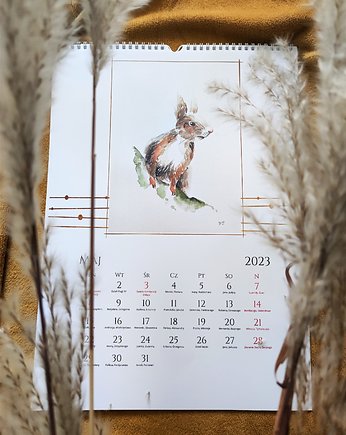 Kalendarz zwierzęta, Wiktoria Borys Art