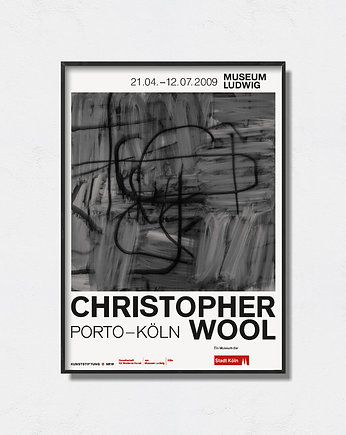 Christopher Wool - Exhibition Poster, Pas De LArt