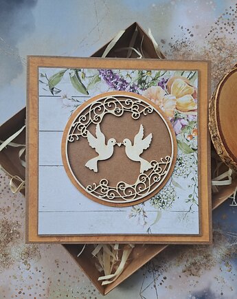 Kartka ślubna/ kartka na ślub (w pudełku), Kartkodzielo