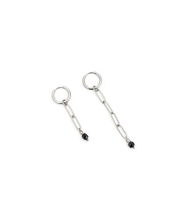 Asymetryczne - kolczyki koła ze stali szlachetnej, Kulka Bransoletki