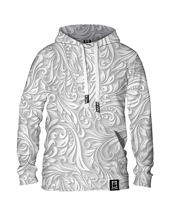 Męska Bluza z kapturem DR.CROW White Paisley, DrCrow
