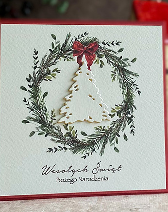 Personalizowana kartka na Boże Narodzenie, BN 28D, Anna Art and Crafts