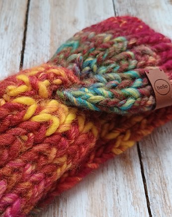 Opaska FLESH red, boSo handmade