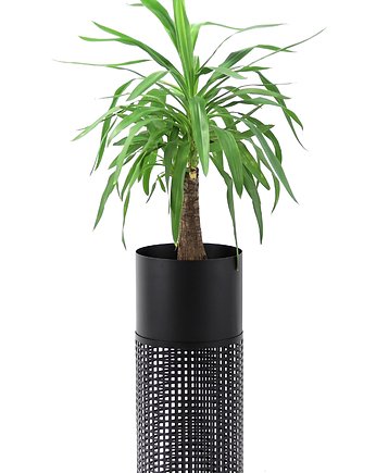 Kwietnik Metalowy RETE 59cm Czarny, JAKPOLDESIGN