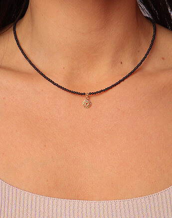 Naszyjnik obsydian z zawieszką, Bring Biżuteria