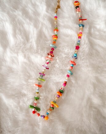 Nieregularny naszyjnik z muszli i kamieni, Maybe Jwlr