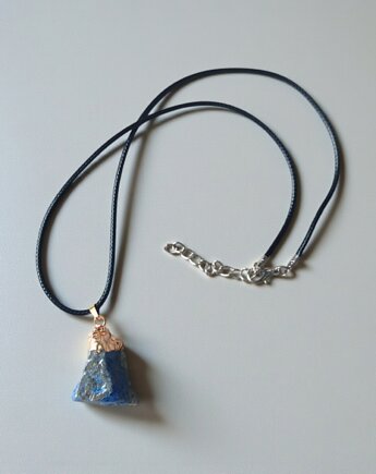 Surowy sodalit wisiorek na rzemyku, KEIT