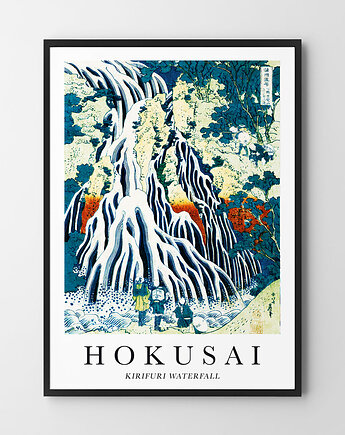 Plakat Hokusai Kinifuri Waterfall, HOG STUDIO