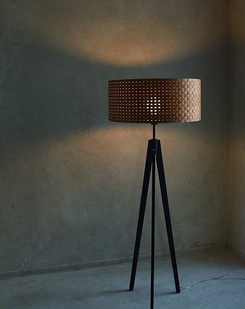 Stojąca lub wisząca drewniana lampa, VENE DESIGN 