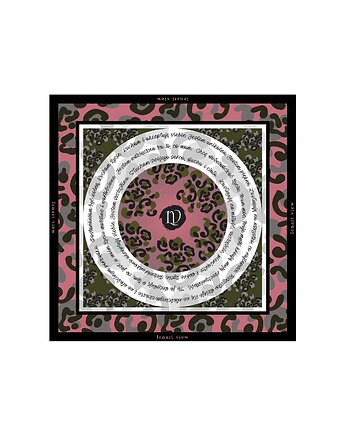 Jedwabna chusta premium, 130cm - 130cm, Lenart View