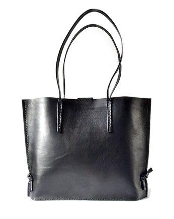 MISS TOTE czarna skóra, PAWDECO