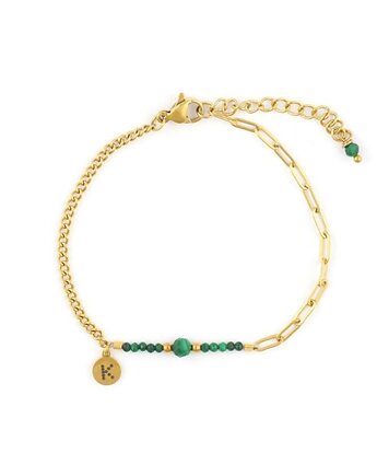 Baby Bestseller! Bransoletka z kamieniem spokoju - Malachit, Kulka Bransoletki