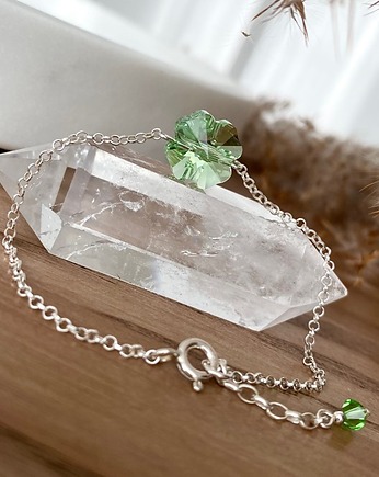 Bransoletka talizman - Czterolistna Koniczyna (większa), Marisella