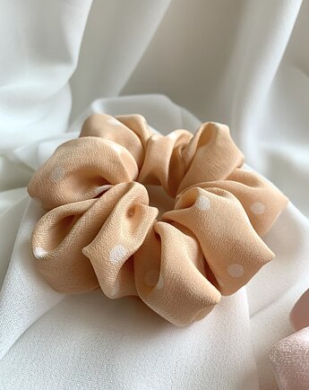 Jedwabna Scrunchie Peach, Volie Line