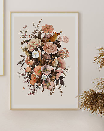 Plakat Lisy 50x70 cm, Anita Tomala