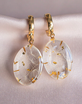 Kolczyki z rzęsek dmuchawca, nature gift