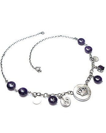 Medaliony -  naszyjnik, Katia i krokodyl