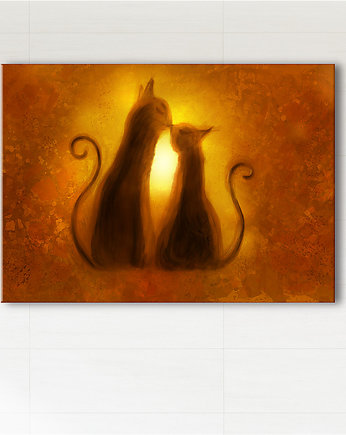 Obraz - Kotki - wydruk na płótnie, yenoo