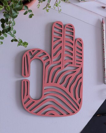 OKEJ 3D sklejkowa dekoracja na ścianę (flamingo ), na_ha_ku 