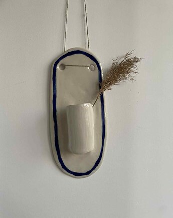 Wazon naścienny, grzelka ceramika