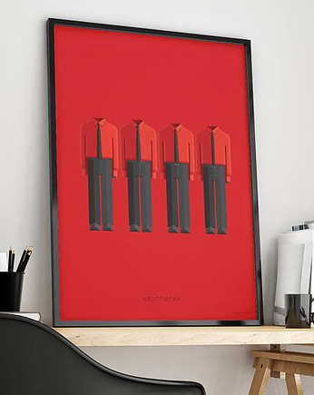 Plakat Kraftwerk, minimalmill