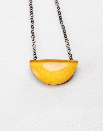 Naszyjnik bursztynowy półokrąg koniakowy, Monopolka