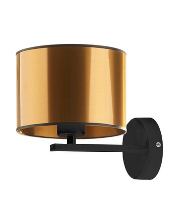 Miedziano-czarna lampa ścienna w stylu loftowym MEDELIN MIRROR, LYSNE